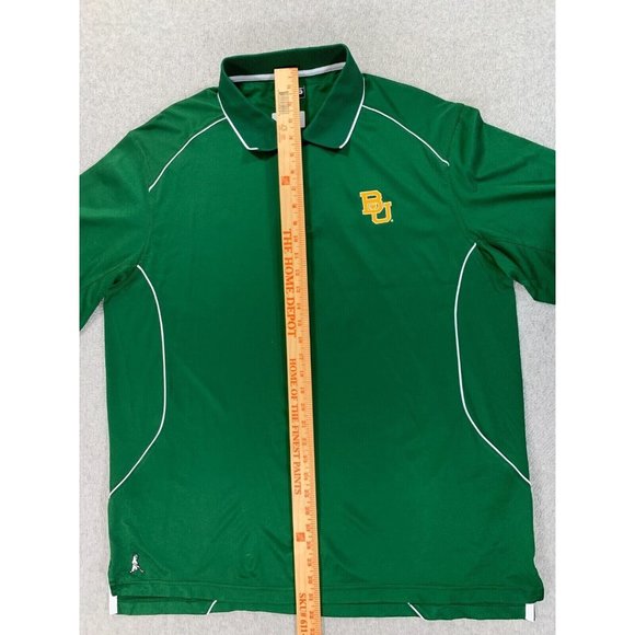 Baylor Bears Ping Collection Short Sleeve Golf Polo Shirt (Men's XL) Green - Picture 8 of 11